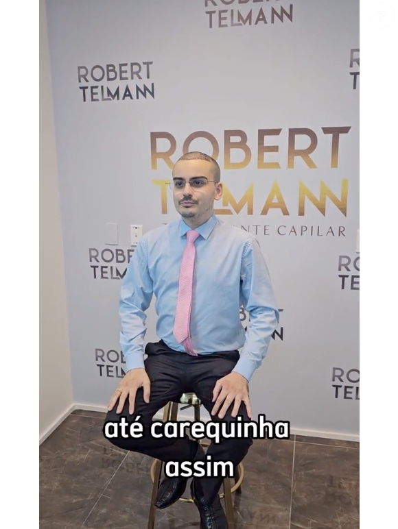 Dudu Camargo não escondeu a cirurgia dos fãs e compartilhou até sua careca em um vídeo