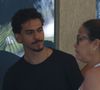 Ruan Aguiar, de 'Os Donos do Jogo', prestou condolências a Mel Maia no velório