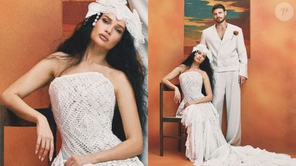 Casamento de Juliette e Kaique Cerveny teve diferentes looks e unhas da noiva em estilo clássico