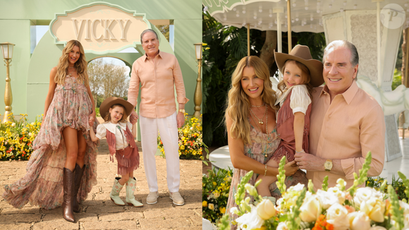 Um luxo! Ana Paula Siebert usa vestido de R$ 45 mil em festa cowgirl chic da filha com Roberto Justus; veja xx fotos