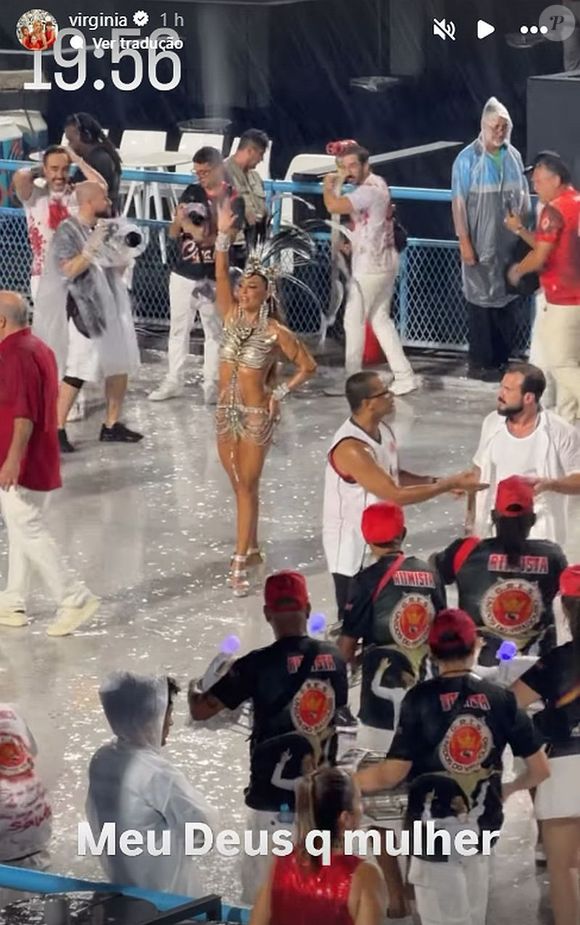 Outro retorno que chamou atenção foi o de Juliana Paes, que reassumiu o posto de rainha da Unidos da Viradouro após 17 anos