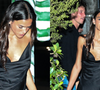 Slip dress míni, sandália elegante e bolsa importada: o look preto de Bruna Marquezine em jantar com Shawn Mendes parece básico, mas é mais caro do que você pensa