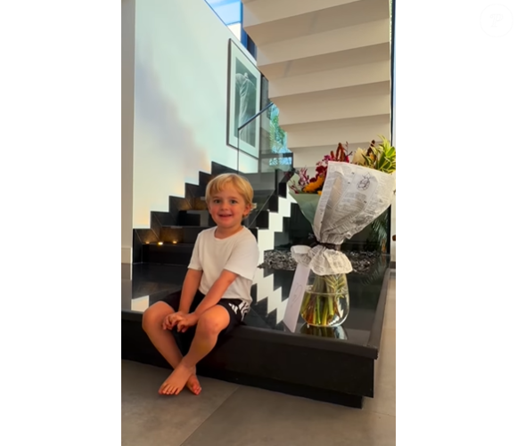 Romeo, de 3 anos, é filho de Fernanda Vasconcellos e Cassio Reis