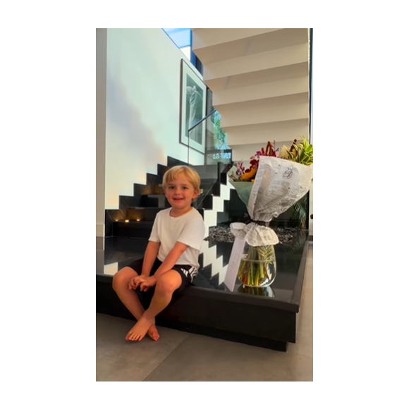 Romeo, de 3 anos, é filho de Fernanda Vasconcellos e Cassio Reis