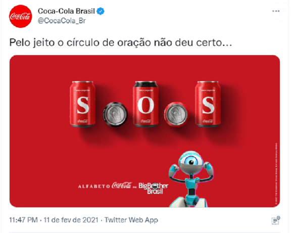 Coca-cola foi a marca patrocinadora da Eurocopa em 2021