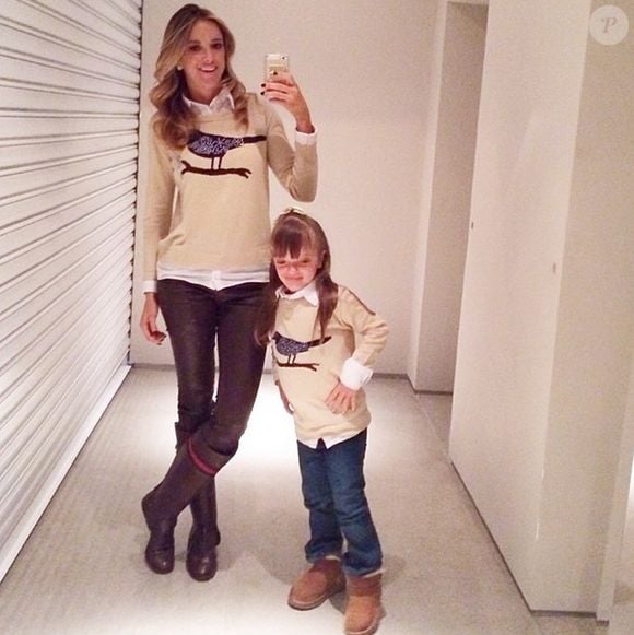 Ticiane Pinheiro costumava combinar looks com Rafaella Justus, sua primogênita