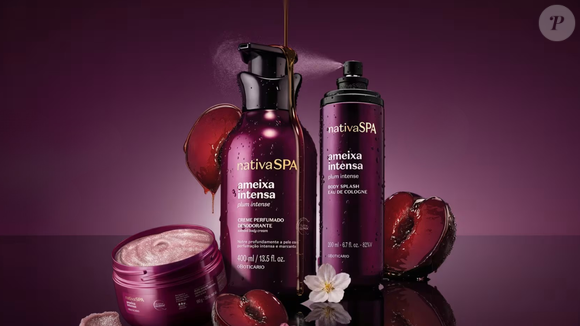 A tradicional ameixa de Nativa SPA ganhou uma versão ainda mais intensa: o Boticário lança Ameixa Intensa, linha que combina fragrância encorpada com produtos de hidratação e cuidados corporais, incluindo creme, body splash, óleo, esfoliante e sabonete