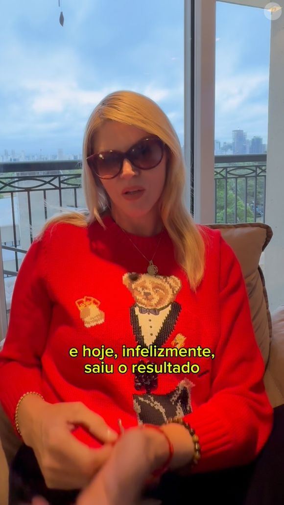 Val Marchiori fez um depoimento forte e sincero para falar do diagnóstico de câncer de mama