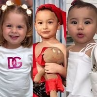 Filhos de famosos que explodiram o fofurômetro em 2024: Maria Flor, Mavie, Vicky, Cris, Bless e mais!