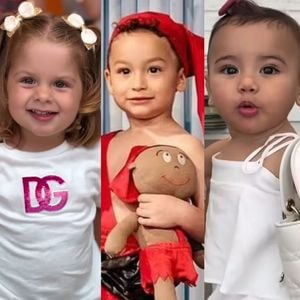 Filhos de famosos que explodiram o fofurômetro em 2024: Maria Flor, Mavie, Vicky, Cris, Bless e mais!