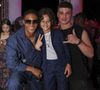 Humberto Morais, Lorenzo Reis e Pedro Henrique Ferreira na festa de lançamento da novela Dona de Mim