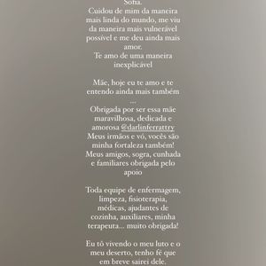 Lexa também revelou que ficará afastada das redes sociais neste momento difícil