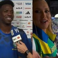 Vini Jr. e Virginia Fonseca reataram? Aceno do atacante em direção à influenciadora no jogo contra Haiti levanta suspeitas de reconciliação: 'Pessoas especiais'