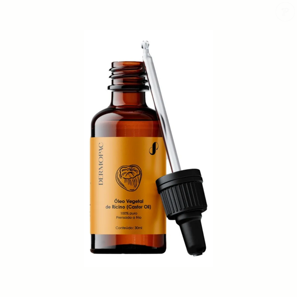 Óleo Vegetal De Rícino Castor Oil 100% Puro Dermopac
