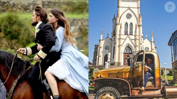 Cenas de romance de Lívia e Felipe na novela 'Além do Tempo' foram gravadas em cidades como Vassouras, no interior do RJ