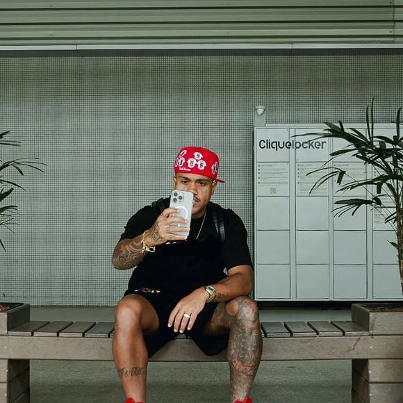 MC Davi falou sobre Fiuk nos stories do Instagram: 'Quer pagar de malucão'.