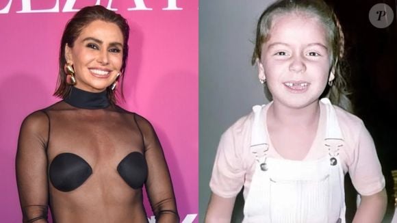Giovanna Antonelli era bem diferente na infância - e a janelinha era o charme