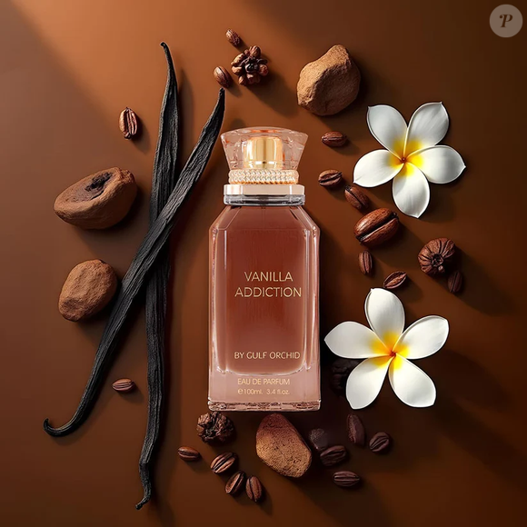 Com notas de coco, lavanda e âmbar, Vanilla Addiction by Gulf Orchid transforma o doce em uma experiência refinada e envolvente