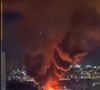 Fogo no circo do Tiru: imagens do incêndio impressionam pelas chamas e fumaça densa