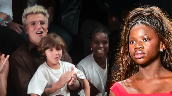 Com Giovanna Ewbank emocionada, Titi faz grande estreia nas passarelas do Rio Fashion Week; web enaltece performance: ‘Já nasceu com aura’