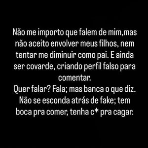 Zé Felipe desabafou em sua rede social