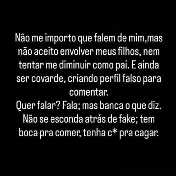 Zé Felipe desabafou em sua rede social