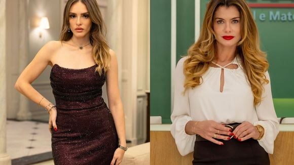 O poder do vermelho no batom e nas unhas das vilãs da Globo: coincidência de beleza marca a passagem de bastão de Isabelle Drummond, de 'Coração Acelerado', para Alinne Moraes, de 'Por Você'
