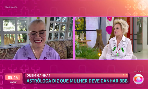 Monica Buonfiglio é astróloga de confiança de Ana Maria Braga há mais de 20 anos