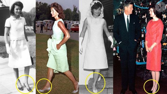 Segundo Kathy McKeon, todos os sapatos de Jackie Kennedy tinham um pequeno salto adaptado para compensar a diferença no comprimento das pernas