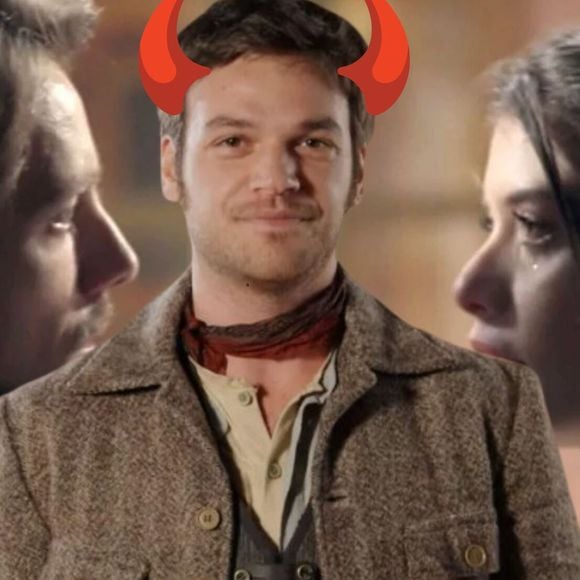 O diabo ataca: resumo da novela 'Além do Tempo' (4 a 9 de maio) tem mentira cruel de Pedro para separar Lívia e Felipe, e Vitória arma casamento de Melissa