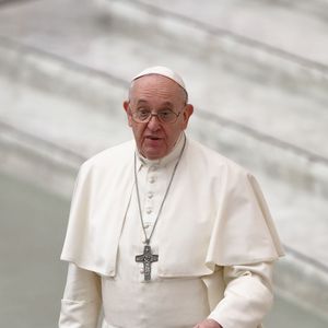2020: Papa Francisco durante a audiência com os funcionários do Estado da Cidade do Vaticano