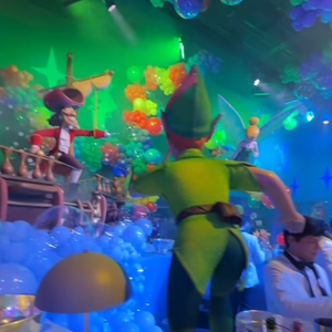 Bar do aniversário de 5 anos de Maria Alice, inspirado em Peter Pan