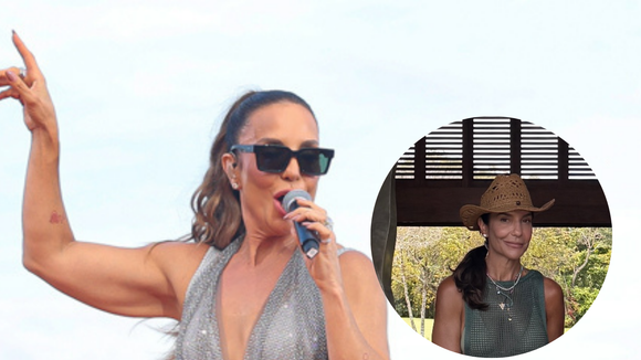 Solteira, Ivete Sangalo posa com vestido transparente e faz raríssima exibição do corpão: 'As vampiras estão soltas'