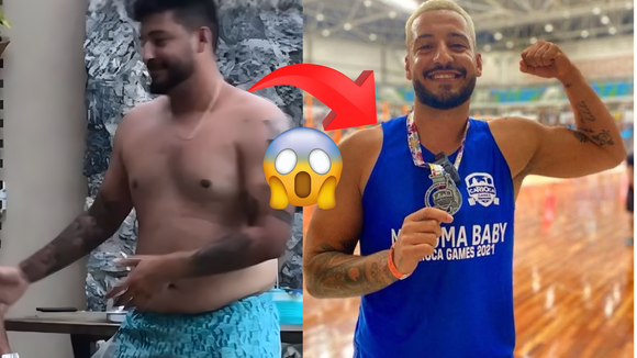 A mudança chocante de Juceir Jr., finalista do 'Estrela da Casa', que perdeu 42 kg; veja o antes e depois: 'Sabia que isso ia ser...'