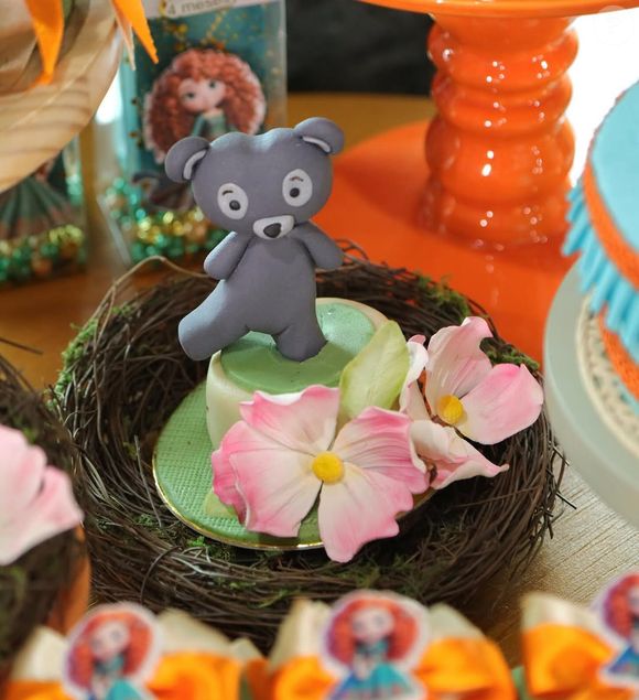 Ursinhos em miniaturas reforçaram a ambientação do universo escocês da animação