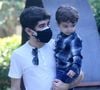 Filho de Mabel Calzolari e João Fernandes com o filho Nicolas, quando tinha apenas 2 anos