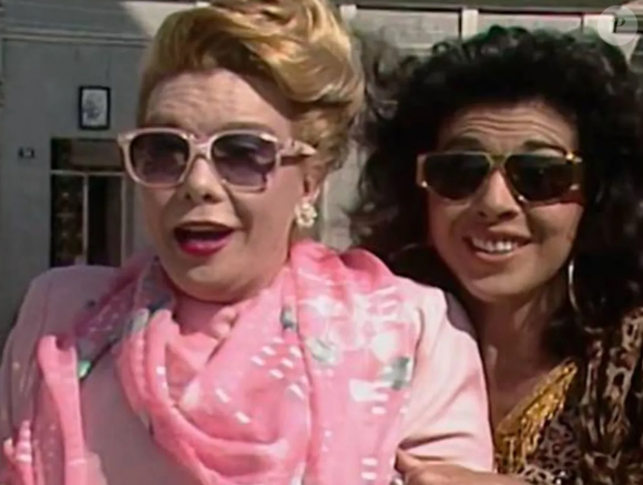 Rogéria e Betty Faria na novela 'Tieta'