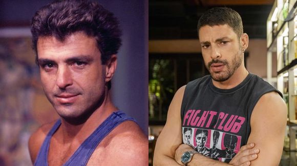 Na primeira versão, Carlos Alberto Riccelli foi o cafajeste irresistível César. Em 2025, Cauã Reymond entra em cena como o bonitão sem caráter que joga sujo