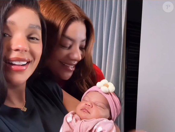 Vídeo em que Ludmilla exibe a rosto da filha rendeu comentários de famosos