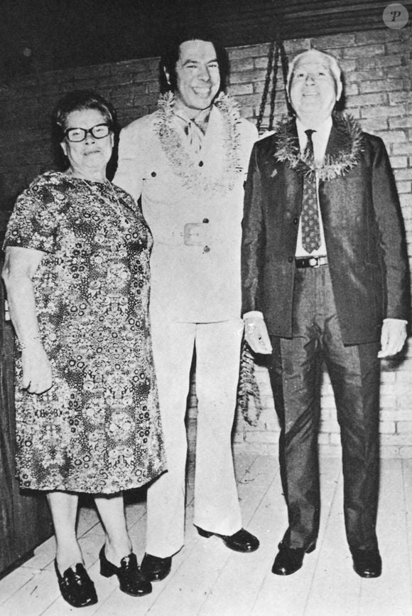 Carta descreveu reencontro de Silvio Santos com o pai, Alberto (com o apresentador na foto)