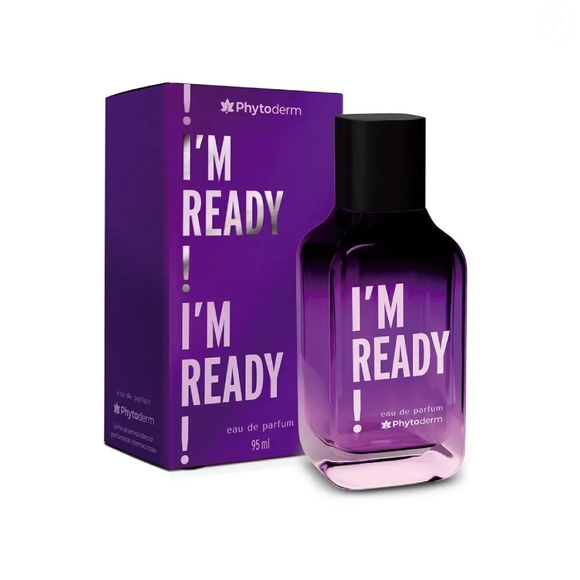 I'm Ready! (Phytoderm) 95ml | R$ 79,99 - o perfume combina notas de manga, coco, pêra, rosa, jasmim, sândalo, benjoim, vetiver e âmbar