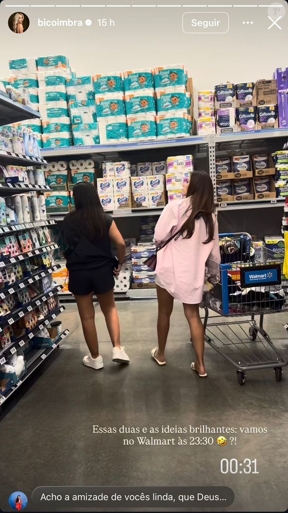 Entre os compromissos da viagem e a expectativa pela chegada de mais uma filha, Bruna Biancardi também encontrou tempo para tarefas do dia a dia. Imagens divulgadas por Bianca Coimbra mostram a influenciadora acompanhada de amigas durante uma ida ao mercado para comprar produtos de limpeza, revelando os bastidores da estadia na mansão de Neymar em Miami