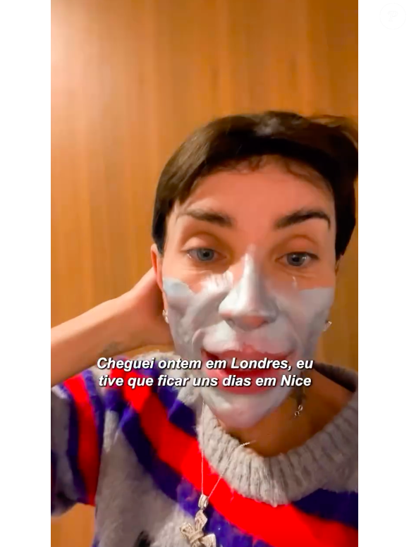 No vídeo, Maya Massafera apareceu sem maquiagem ou nenhuma produção para mostrar a realidade