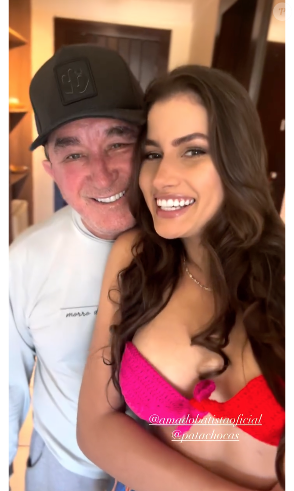 Em suas redes sociais, Calita Franciele enfatizou que agora é uma mulher casada e está 'desfrutando' de sua lua de mel