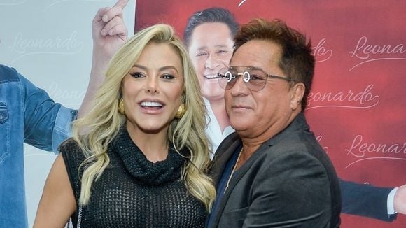 'Você é um homem admirável': a declaração de amor de Poliana Rocha no aniversário de 63 anos de Leonardo é a maior prova de amor que você verá hoje