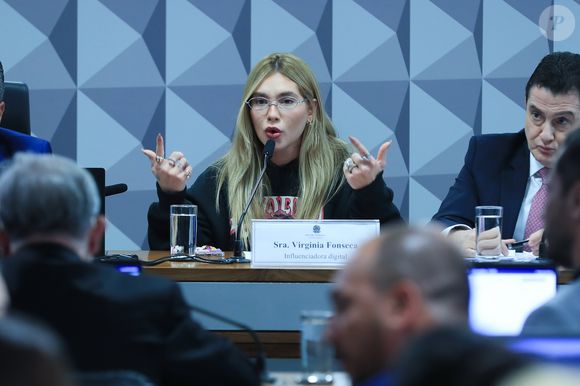 CPI das Bets: Virgínia Fonseca durante depoimento no Senado Federal nesta terça-feira (13)