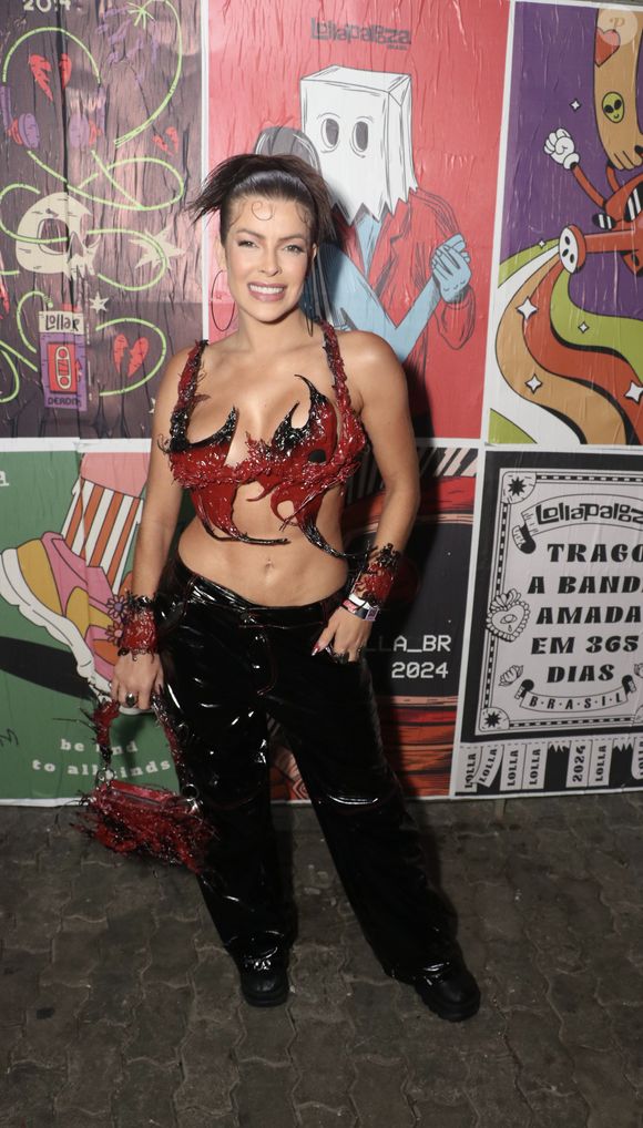 Look de Jaquelline para o Lollapalooza 2024 foi um dos mais ousados do ano