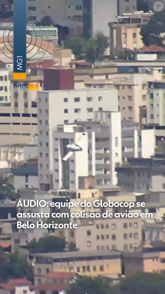 Uma equipe da TV Globo sobrevoava de helicóptero a região no exato momento em que o avião perdeu a altitude e se chocou com o prédio