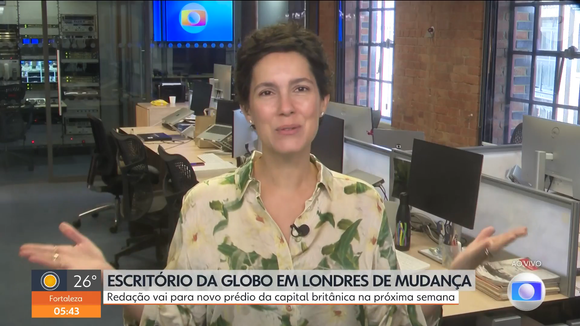 A redação da Globo em Londres está prestes a deixar o endereço onde funcionou por mais de duas décadas, segundo revelou Cecilia Malan ao vivo no Hora 1