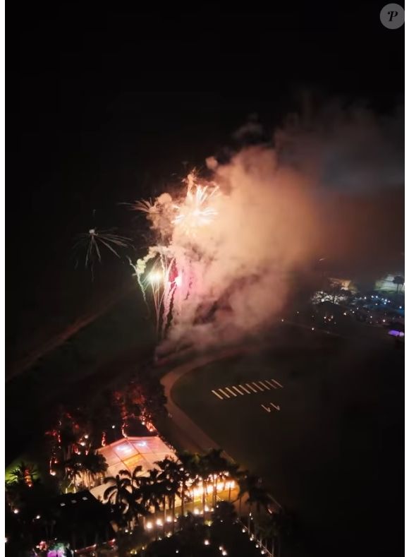 Réveillon de luxo de Neymar e Bruna Biancardi teve queima de fogos